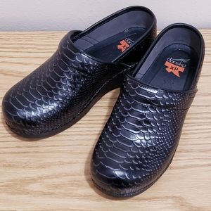 Women's Dansko Xp Snake Design Clogs Shoes sz 37